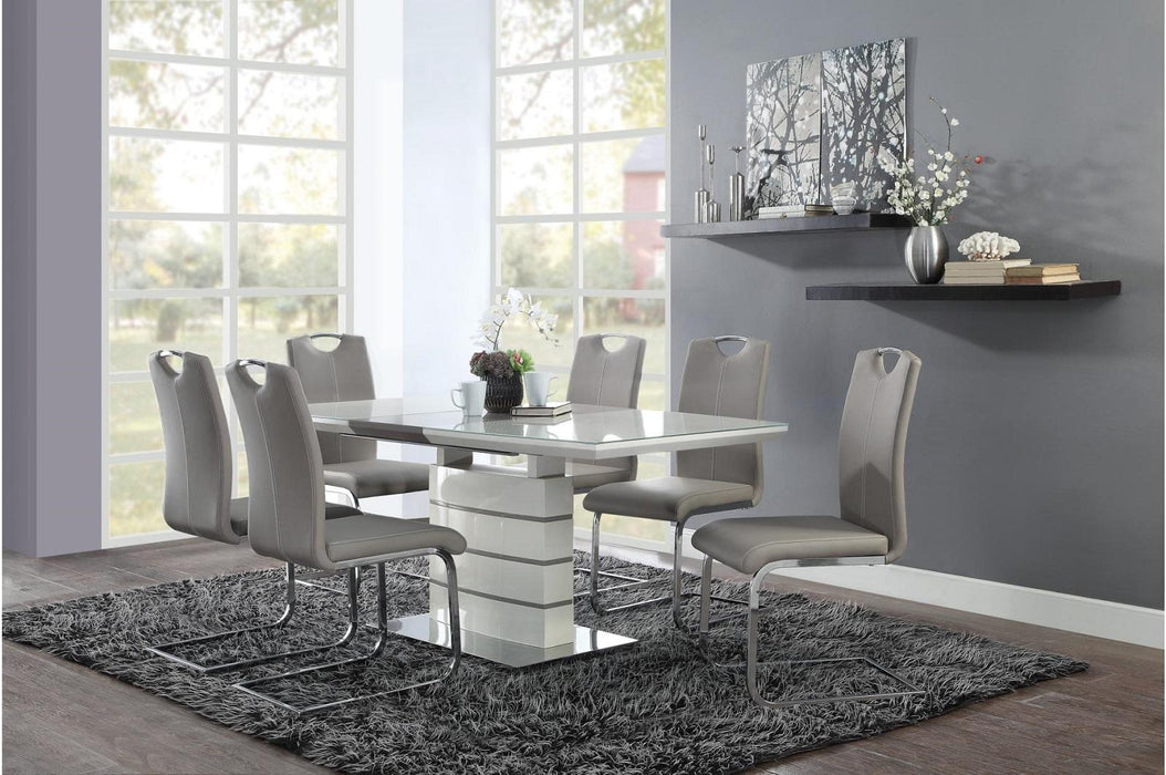 Glissand Side Chair in Chrome (Set of 2) - Jax Mattress (Jacksonville, FL)