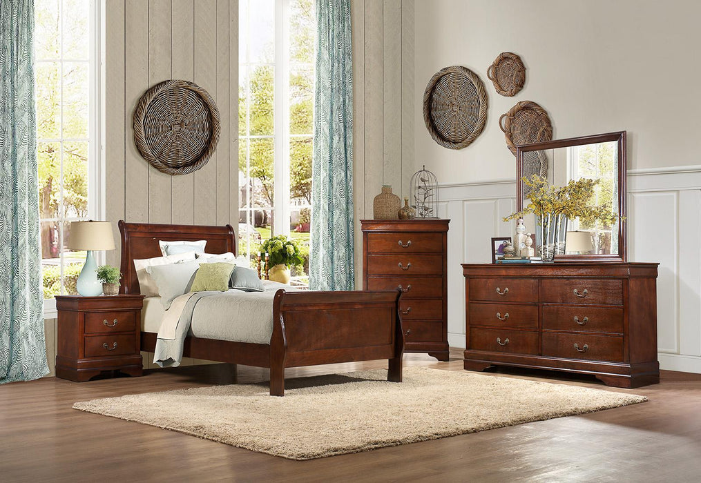 Mayville Lingerie Chest in Brown Cherry 2147-12 - Jax Mattress (Jacksonville, FL)