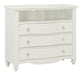 Meghan 3 Drawer Media Chest in White 2058WH-11 - Jax Mattress (Jacksonville, FL)