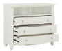 Meghan 3 Drawer Media Chest in White 2058WH-11 - Jax Mattress (Jacksonville, FL)