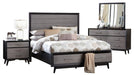 Raku 3 Drawer Nightstand in Gray 1711-4 - Jax Mattress (Jacksonville, FL)