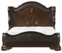 Royal Highlands Queen Upholstered Panel Bed in Rich Cherry 1603-1 - Jax Mattress (Jacksonville, FL)