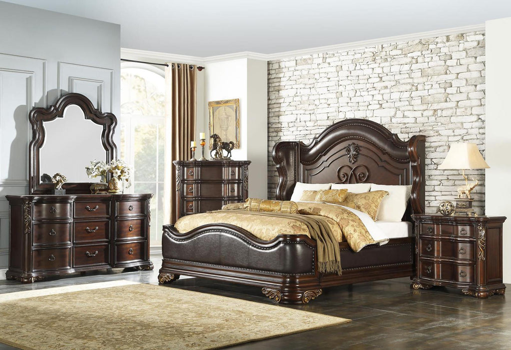 Royal Highlands Mirror in Rich Cherry 1603-6 - Jax Mattress (Jacksonville, FL)