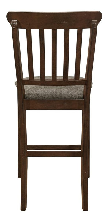 Schleiger Counter Height Chair in Dark Brown (Set of 2) - Jax Mattress (Jacksonville, FL)