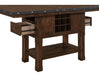 Schleiger Counter Height Dining Table in Dark Brown 5400-36XL* - Jax Mattress (Jacksonville, FL)