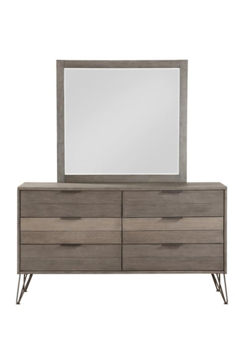Urbanite Dresser in Tri-tone Gray 1604-5 - Jax Mattress (Jacksonville, FL)