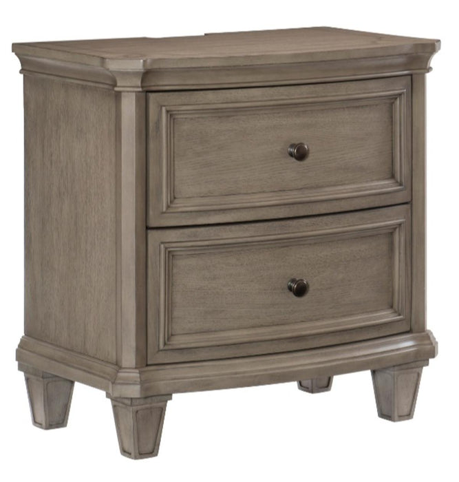 Vermillion Nightstand in Gray 5442-4 - Jax Mattress (Jacksonville, FL)