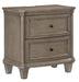 Vermillion Nightstand in Gray 5442-4 - Jax Mattress (Jacksonville, FL)