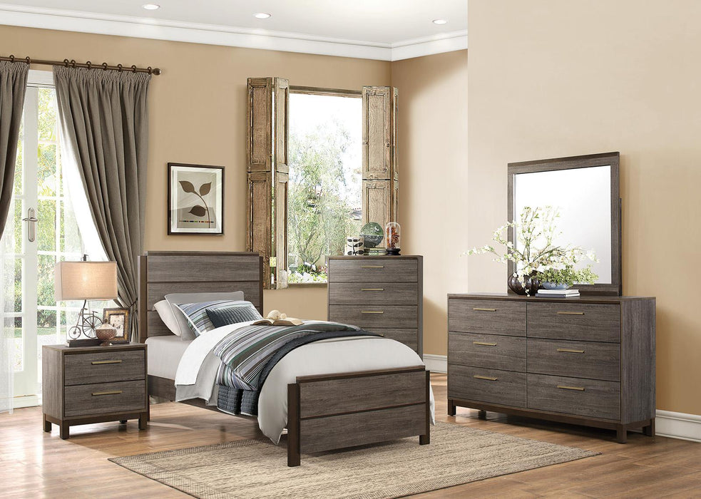 Vestavia Full Bed in Gray 1936F-1 - Jax Mattress (Jacksonville, FL)