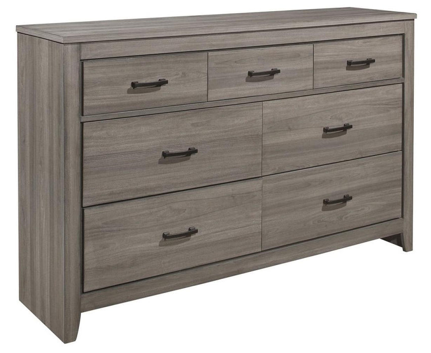 Waldorf 7 Drawer Dresser in Dark Gray 1902-5 - Jax Mattress (Jacksonville, FL)
