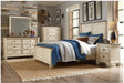 Weaver Mirror in Antique white 1626-6 - Jax Mattress (Jacksonville, FL)