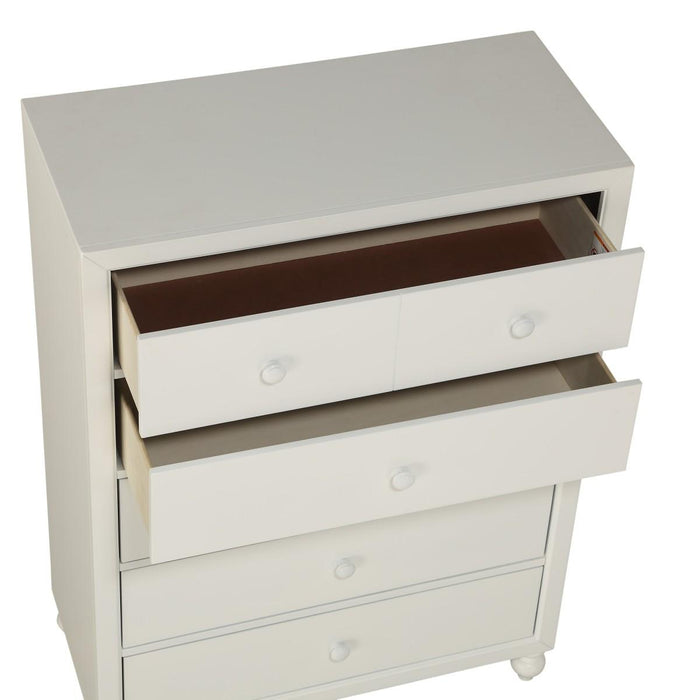Wellsummer 5 Drawer Chest in Gray 1803GY-9 - Jax Mattress (Jacksonville, FL)