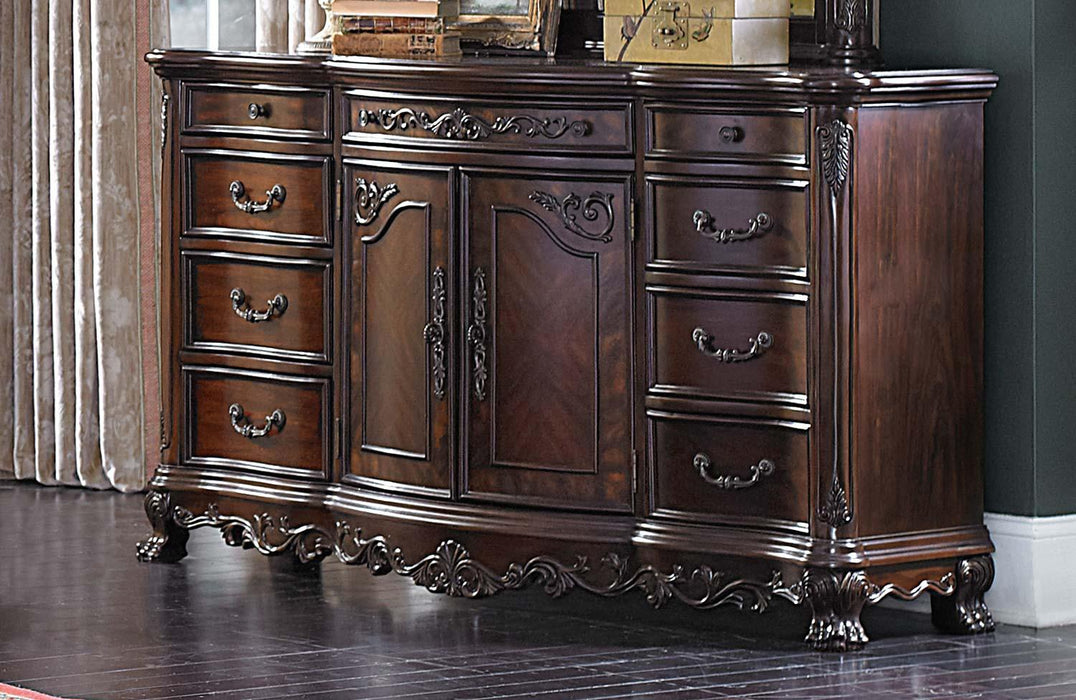 Deryn Park 9 Drawer Dresser in Cherry 2243-5