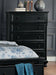 Laurelin 5 Drawer Chest in Black 1714BK-9 - Jax Mattress (Jacksonville, FL)