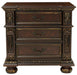 Catalonia 3 Drawer Nightstand in Cherry 1824-4 - Jax Mattress (Jacksonville, FL)