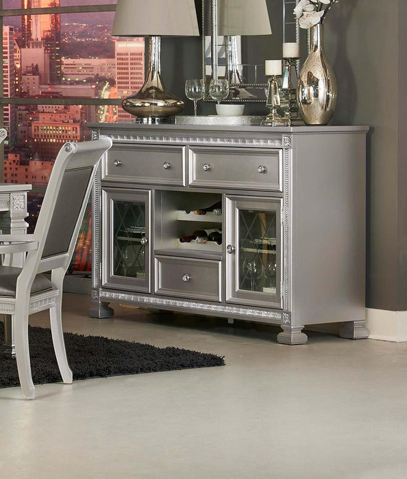 Bevelle Server in Silver 1958-40