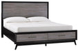 Raku Queen Storage Platform Bed in Gray 1711-1 - Jax Mattress (Jacksonville, FL)