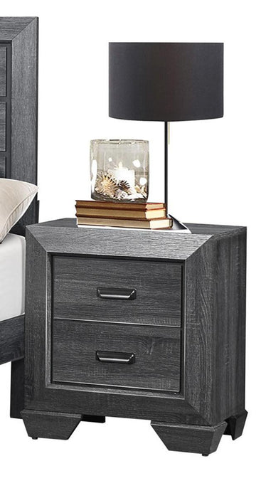Beechnut 2 Drawer Nightstand in Gray 1904GY-4 - Jax Mattress (Jacksonville, FL)