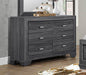 Beechnut 6 Drawer Dresser in Gray 1904GY-5 - Jax Mattress (Jacksonville, FL)