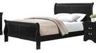Mayville Queen Sleigh Bed in Black 2147BK-1 - Jax Mattress (Jacksonville, FL)