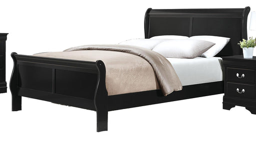 Mayville Queen Sleigh Bed in Black 2147BK-1 - Jax Mattress (Jacksonville, FL)