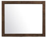 Erwan Mirror in Dark Walnut 1961-6 - Jax Mattress (Jacksonville, FL)