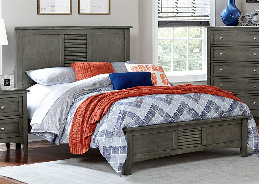 Garcia Queen Panel Bed in Gray 2046-1 - Jax Mattress (Jacksonville, FL)