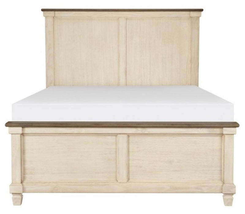 Weaver Queen Panel Bed in Antique White 1626-1*