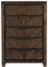 Parnell Chest in Rustic Cherry 1648-9 - Jax Mattress (Jacksonville, FL)