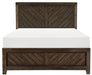 Parnell Queen Panel Bed in Rustic Cherry 1648-1* - Jax Mattress (Jacksonville, FL)