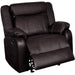 Jude Glider Recliner Chair in Brown 8201BRW-1 - Jax Mattress (Jacksonville, FL)