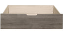 Woodrow Twin/Full Toy Box (1 Set) in Gray 2042NB-TFT - Jax Mattress (Jacksonville, FL)