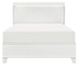 Kerren King Platform Bed in White 1678WK-1EK* - Jax Mattress (Jacksonville, FL)