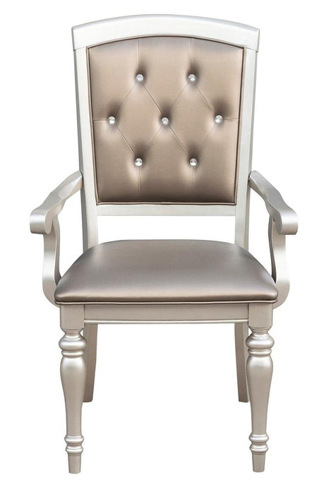 Orsina Arm Chair in Silver (Set of 2) - Jax Mattress (Jacksonville, FL)