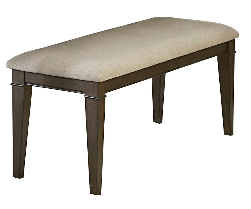 Makah Bench in Dark Brown 5496-13 - Jax Mattress (Jacksonville, FL)