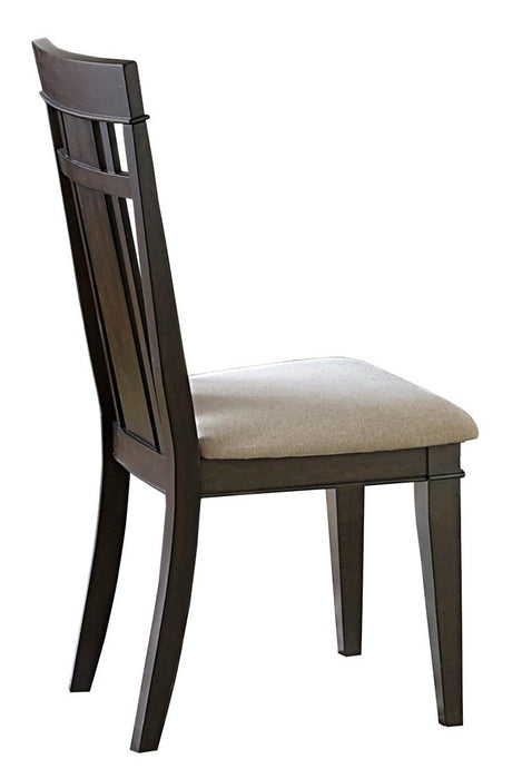 Makah Side Chair in Dark Brown (Set of 2) - Jax Mattress (Jacksonville, FL)