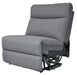 Maroni Armless Chair in Dark Gray/Light Gray 8259-AC - Jax Mattress (Jacksonville, FL)