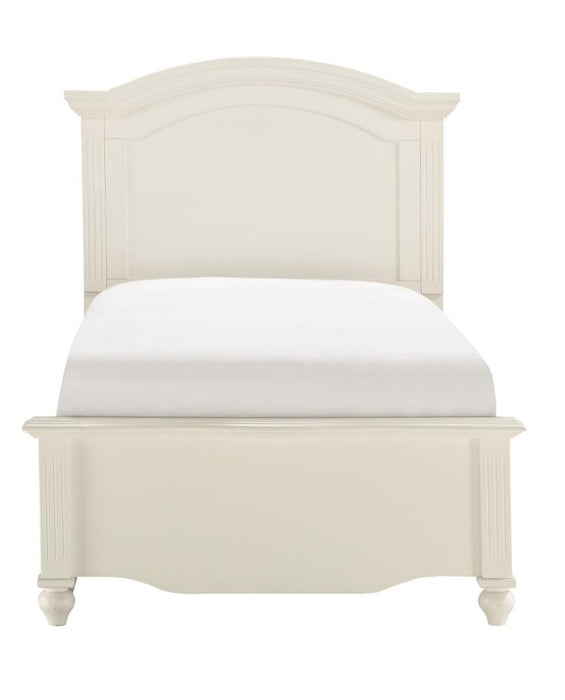 Meghan Full Panel Bed in White 2058WHF-1* - Jax Mattress (Jacksonville, FL)