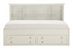 Meghan Twin Lounge Storage Bed in White 2058WHPRT-1* - Jax Mattress (Jacksonville, FL)