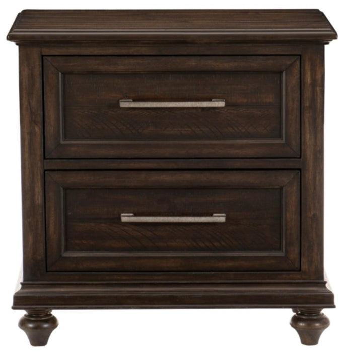 Cardona Nightstand in Driftwood Charcoal 1689-4 - Jax Mattress (Jacksonville, FL)