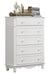 Clementine 5 Drawer Chest in White B1799-9 - Jax Mattress (Jacksonville, FL)