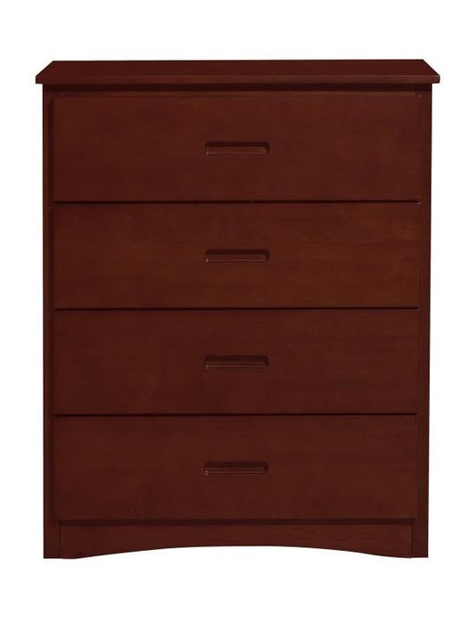 Rowe 4 Drawer Chest in Dark Cherry B2013DC-9 - Jax Mattress (Jacksonville, FL)