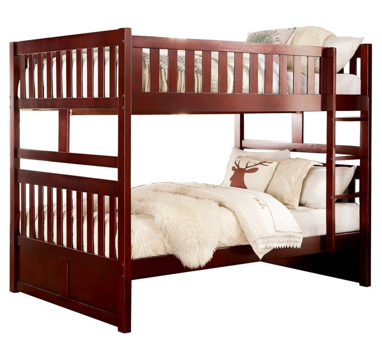 Rowe Full/Full Bunk Bed in Dark Cherry B2013FFDC-1* - Jax Mattress (Jacksonville, FL)