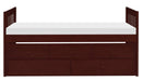 Rowe Twin/Twin Trundle Bed w/ Two Storage Drawers in Dark Cherry B2013PRDC-1* - Jax Mattress (Jacksonville, FL)