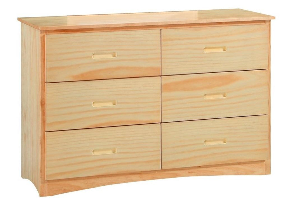 Bartly 6 Drawer Dresser in Natural B2043-5 - Jax Mattress (Jacksonville, FL)