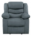 Discus Double Reclining Chair in Gray 9526GY-1 - Jax Mattress (Jacksonville, FL)