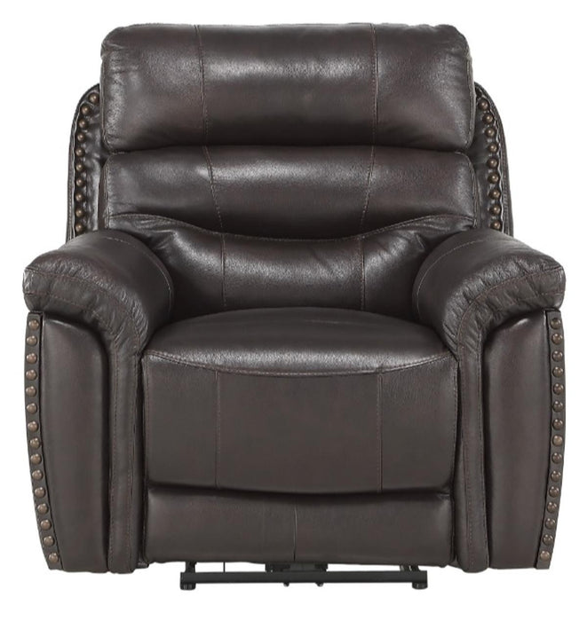 Lance Power Reclining Chair with Power Headrest and USB Port in Brown 9527BRW-1PWH - Jax Mattress (Jacksonville, FL)