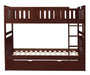 Rowe Twin/Twin Bunk Bed w/ Twin Trundle Bed in Dark Cherry B2013DC-1*R - Jax Mattress (Jacksonville, FL)