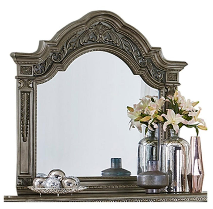 Catalonia Mirror in Platinum Gold 1824PG-6 - Jax Mattress (Jacksonville, FL)