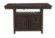 Oxton Counter Height Table in Dark Cherry 5655-36* - Jax Mattress (Jacksonville, FL)